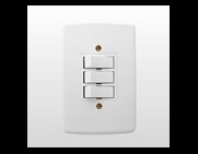 Interruptor Triplo 2 Simples 1 Paralelo Branco