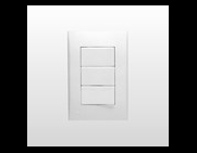 Interruptor Triplo Paralelo 10a Branco