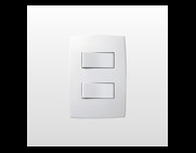 Interruptor Duplo Simples 4x2 Branco