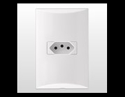 Tomada 4x2 Brava Para 2 Pinos e 1 Terra 20A