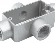 Condulete fixo em alumí­nio tipo X