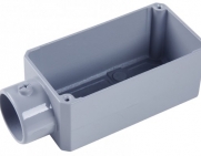 Condulete fixo em alumí­nio tipo E