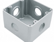 Caixa de piso em alumí­nio 4x4 Com Rosca BSP