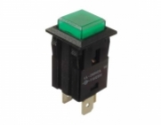 Interruptor Pushbutton Unipolar Quadrado 2A - Série 31.000