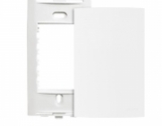 Placa 4X2 Cega + Suporte - Cor Branco