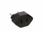 Adaptadores 2P 10A - 2 Pinos Cor Preto